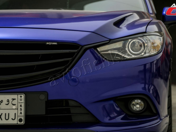 Mazda 6 (13 – 18) капот SkyActivSport (с глухими жабрами)