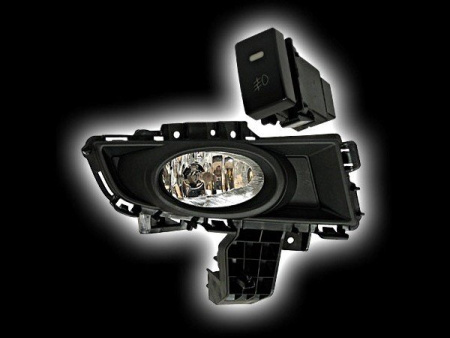 MAZDA 3 (08-) седан Европа, фары противотуманные в сборе с рамками, комплект левая и правая, кроме Sport