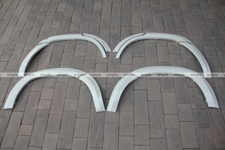 Toyota Land Cruiser 200 (2012+) расширители колесных арок, комплект 10 шт.