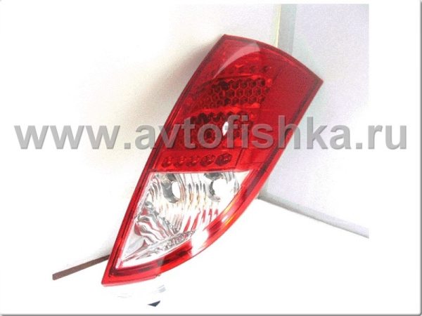 Ford Focus 1 (98-05) 5 дв. хэтчбек фонари задние светодиодные красно-хромированные, комплект 2 шт.