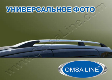 Mitsubishi ASX (10-) рейлинги на крышу с алюминиевыми опорами, комплект 2 шт.