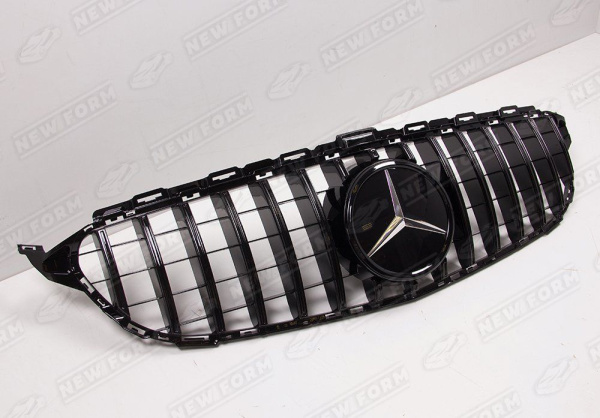 Mercedes-Benz C-Klasse W205 2014 - 2018 Решетка радиатора Panamerica черная