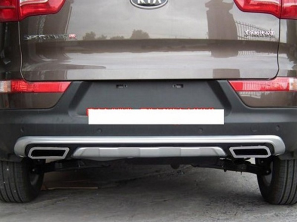 Kia Sportage (10–/14–) Накладка заднего бампера