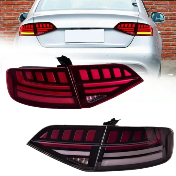 Задние светодиодные фонари для Audi A4 B8 (2009–2012), комплект — общий вид