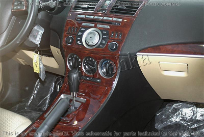 Декоративные накладки салона Mazda Mazda3 2010-2013 полный набор, Автоматическая коробка передач