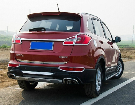 Chery Tiggo 5 (14–16) Накладка на задний бампер