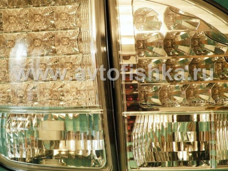 Lexus RX300 (97-03) фонари задние светодиодные хромированные, комплект 2 шт.