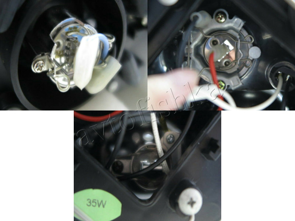 Mercedes E W124 (93-95) фары линзовые черные, с объединенными поворотниками