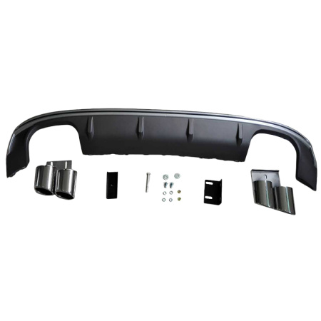 Задний диффузор S3 для Audi A3 хэтчбек 2013-2016