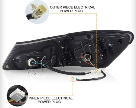 Lexus IS250, IS350 (05-13) фонари задние дымчатые, светодиодные