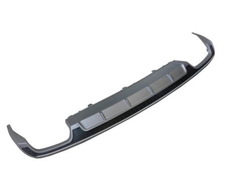 Диффузор S6 для Audi A6 штатная версия 2016-2018