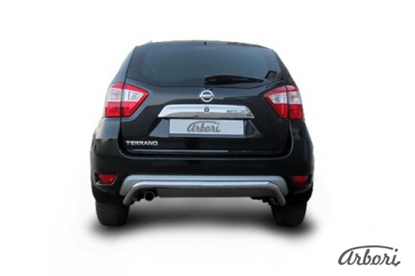 Защита заднего бампера Arbori d57 "скоба" NISSAN TERRANO 2014-