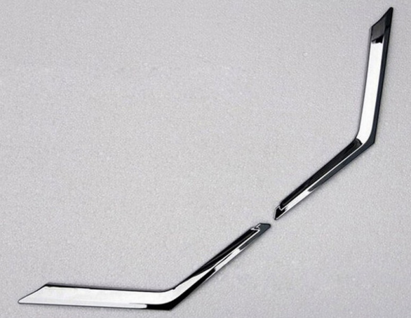 Nissan X-Trail (14–) Декоративная накладка на решетку радиатора, 2 части, хром