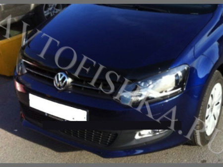 Дефлектор капота темный с надписью VW Golf 6 2009-
