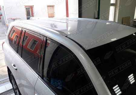 Lexus LX 570 (2 рестайлинг) 2015 - н.в.  Рейлинги на крышу серебристые