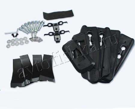 Toyota Land Cruiser Prado FJ150 (10-) серебристые рейлинги на крышу, дизайн оригинал