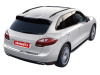 Porsche Cayenne (11-) рейлинги продольные алюминиевые серебристые на крышу, дизайн оригинал