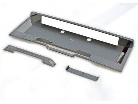 Hummer H2 (2002-2006) накладки под номерной знак на заднюю дверь, хромированные, пластик