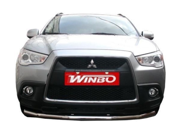 Mitsubishi ASX (2010-) защита переднего бампера из нержавеющей стали
