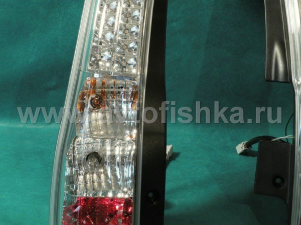 Honda CR-V II (01-05) фонари задние светодиодные хромированные, комплект 2 шт.