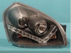 Hyundai Tucson (2004-) фары передние линзовые черные со светодиодной подсветкой DRL