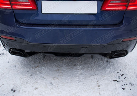 BMW 5 серия G30/G31 2016 - 2020 Диффузор заднего бампера M Performance