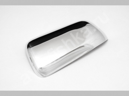 Mitsubishi Lancer 10 (07-) накладки на боковые зеркала из нержавеющей стали, комплект 2 шт.