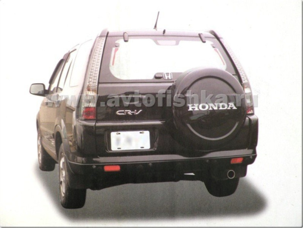 Honda CR-V II (01-05) фонари задние светодиодные тонированные, комплект 2 шт.