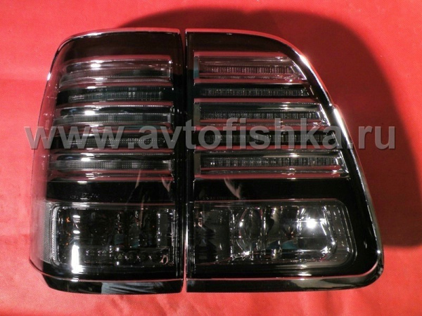 Lexus LX470 (2003-2007) фонари задние светодиодные тонированные, комплект 2 шт.