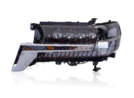 Toyota Land Cruiser FJ200 (15–) передние светодиодные фары | бегущий поворотник | LED