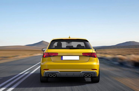 Насадки на выхлоп S3 для Audi A3 2013-2020 - нержавейка