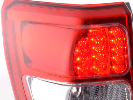 Suzuki Grand Vitara (05-) задние фонари светодиодные красно-белые, комплект лев.+прав.