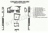 Декоративные накладки салона Mercury Mountaineer 1997-2001 полный набор, 4 двери, без Trip Computer, 10 элементов.