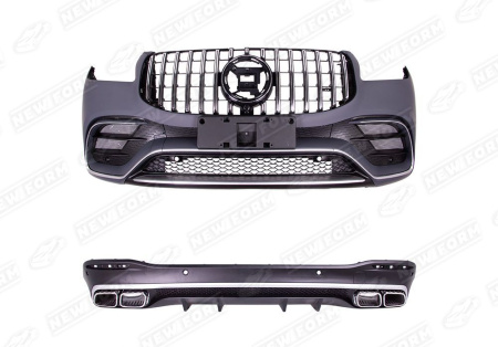 Mercedes-Benz GLS-Klasse X167 рестайлинг 2023 - н.в. Обвес 6.3 AMG хром