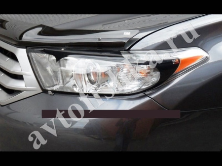Защита передних фар прозрачная Toyota Highlander 2010-2013