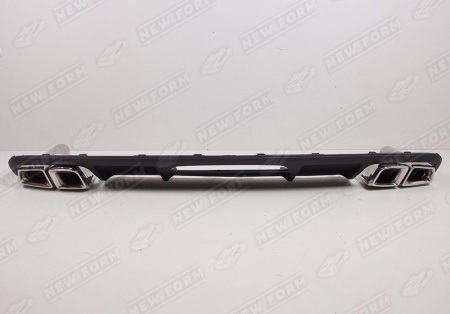 Mercedes-Benz CLS-Klasse W218 2010 - 2014 Диффузор заднего бампера с насадками на глушитель 6.3 AMG