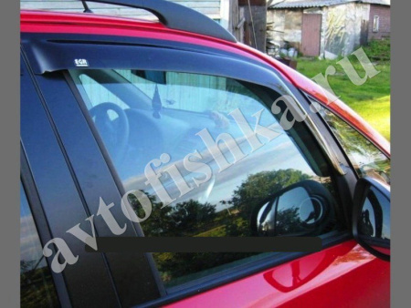 Дефлекторы боковых окон 2 части дымчатые Suzuki SX4 2006-2013