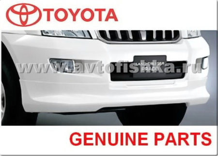 Toyota Land Cruiser Prado 120 (02-) спойлер переднего бампера.