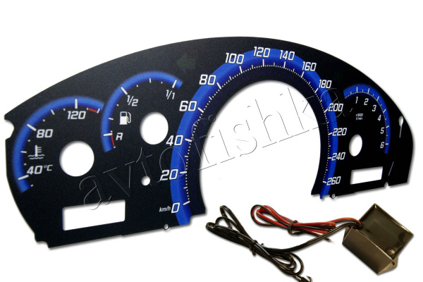 Mercedes W220 S светодиодные шкалы (циферблаты) на панель приборов
