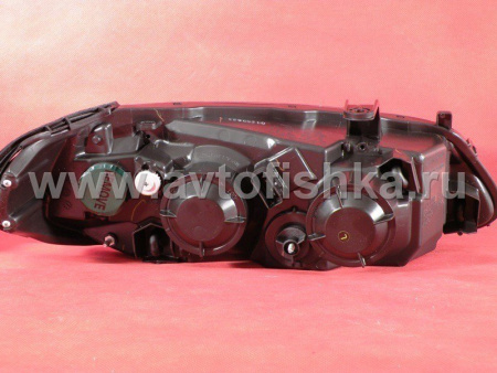 Nissan Almera II N16 (00-06) фары передние черные, комплект 2 шт.