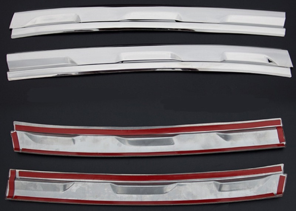 Volkswagen Tiguan (17–) Накладка на решетку радиатора, 2 части, нерж. сталь