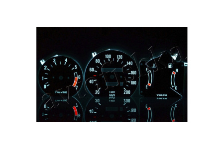 Volvo 240 1981-1993 светодиодные шкалы (циферблаты) на панель приборов