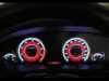 Audi 100 C4; C3 (88-94) светящиеся шкалы приборов - накладки на циферблаты панели приборов, дизайн № 2