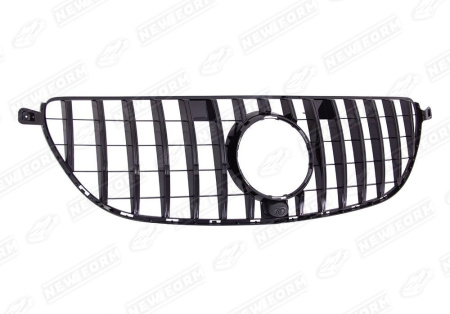 Mercedes-Benz GLE-Klasse W166 2015 - 2018 Решетка радиатора AMG GT черная на бампер 6.3 AMG