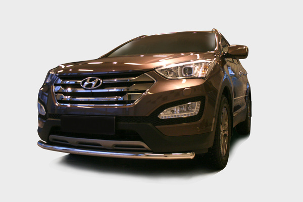 Защита переднего бампера труба d60,Hyundai Santa Fe 2013-, HYSF.48.1615