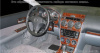 Декоративные накладки салона Mazda 6 2006-2008 с навигацией