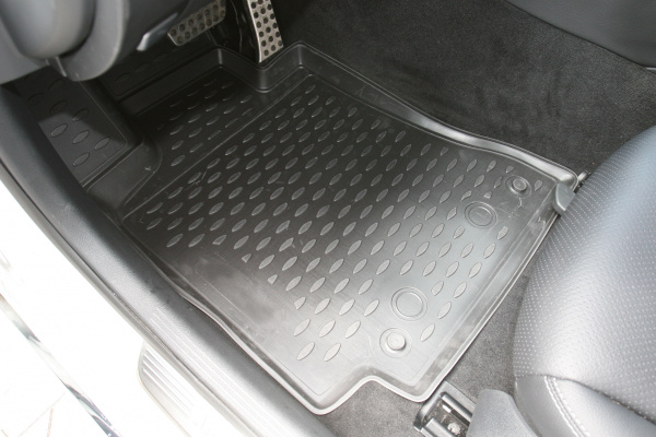 Коврики 3D в салон MERCEDES-BENZ С-Class W205, 2014->, седан, 4 шт. (полиуретан)