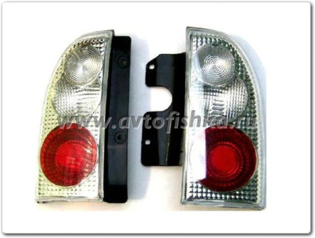 Suzuki Grand Vitara (99-05) фонари задние хромированные, дизайн Altezza, комплект 2 шт.