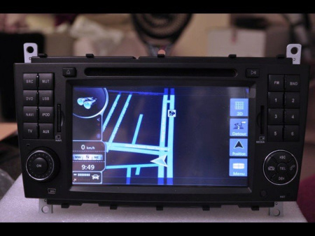 Mercedes-Benz C W203 (04-07), W463 (08-10) штатная магнитола с поддержкой штатной аккустической системы MOST от Harman Kardon