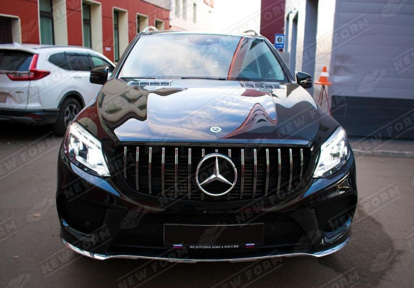 Mercedes-Benz GLE-Klasse W166 2015 - 2018 Решетка радиатора Panamerica хром